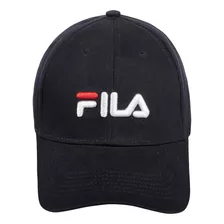 Fila Heritage - Gorro De Papá Con Logotipo Lineal Con Bord.