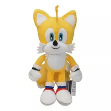 A Sonic The Hedgehog Miles Prower Muñeco Peluche Juguete B