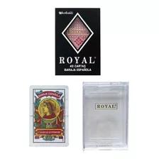 Baraja Española - Cartas Royal Fino Plástico - Naipe Español