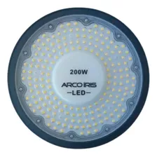 10 Luminária Led Ufo High Bay Galpão Industrial 200w 6000k