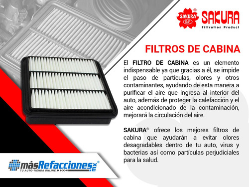 Filtro Cabina Fiat Albea L4 1.4l 05-08 Sakura Foto 4