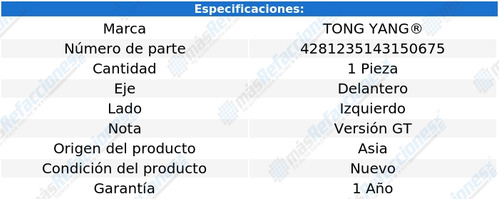 Salpicadera Ford Mustang Normal / Gt 2010 2011 2012 Izq Sxc Foto 2