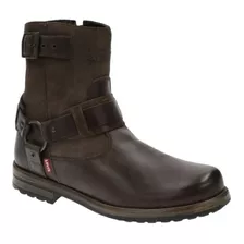 Bota Levi´s 26047 Botas Biker Botines Caballero Cafes Largas