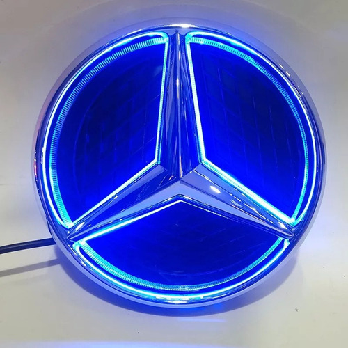 Emblema Led Frontal Aplicado Al Mercedes Benz E300 Glk350 Foto 6