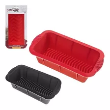 Forma De Bolo Pão Silicone Antiaderente Cozinha 1,1l