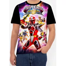  Camiseta Camisa Power Rangers Desenho Serie Criança 41