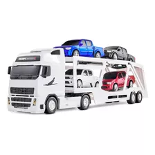 Brinquedo Caminhão Cegonheira Diesel Rx Branco 1309 Roma Personagem Não Se Aplica
