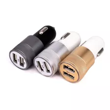 Cargador De Auto Doble Usb Universal Para Celulares 12v/2a