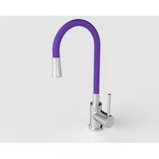 Grifería Mono Comando Colorflex Violeta Fv