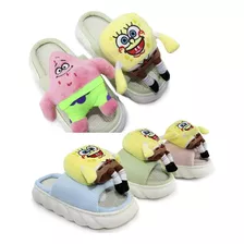 Pantuflas De Bob Esponja Sandalias Chanclas Zapatillas Kawai