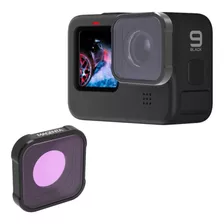 Filtro Lente Para Mergulho Magenta Para Gopro 9 E 10