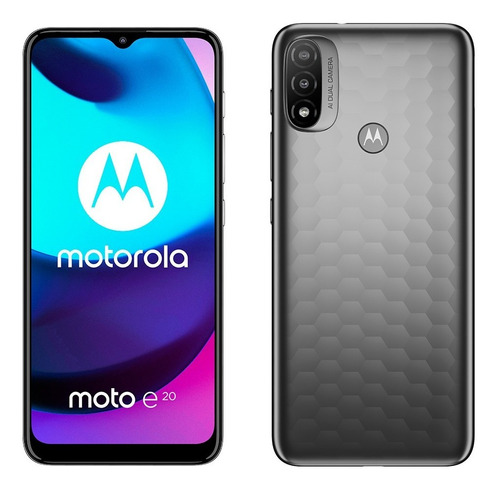 Celular Motorola E20 32gb Dual Camara Lector Huella Oficial