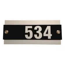 Placa Numeros Para Casa 13x30cm Hasta 5 Numeros. Modelo B1