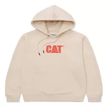 Poleron Hombre Cat Fleece Logo Pullover Hoodie