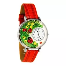 Reloj De Hombre Whimsical Gifts Ladybugs Reloj En Plata Esti