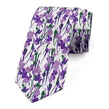 Corbatas Ambesonne Corbata Floral Para Hombre, Flores Silves