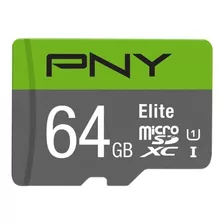 Memoria Microsd Pny 64gb Elite Clase 10 U1 100mb/s