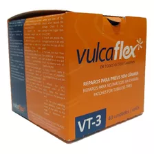Remendo Vulcaflex A Frio 60mm Vt-3 Caixa Com 40 Unidades 