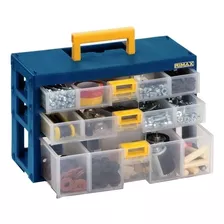 Organizador Multiuso Herramientas Valija 3 Cajones Rimax LG Color Azul