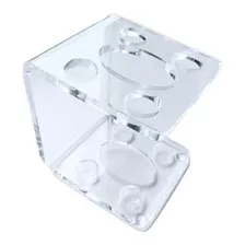 Suporte Para Escova E Pasta De Dentes De Acrílico Cristal