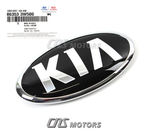 Genuine Grille Emblem For 14-21 Kia Sedona Sorento Sport Ddf Foto 3