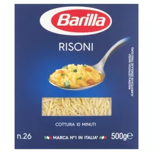 Macarrão De Sêmola De Trigo Grano Duro Risoni 26 Barilla Caixa 500g