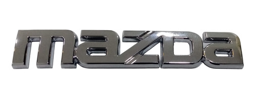 Emblema Letras Mazda Cromadas Autoadhesivas.  Foto 5