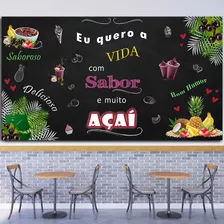 Adesivo Pianel Mural Parede Decorativo Comida 2,10 X 1,20