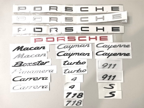 Emblemas Letras Porsche Foto 2