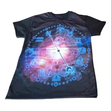 Camiseta Babylook Signos Zodiaco Mapa Astral Queima Estq