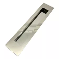 Puxador Concha De Embutir Para Porta Inox Polido 40cm