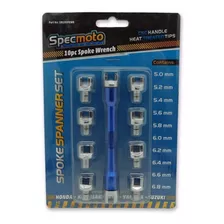 Specmoto Brand Spoke Spanner Wrench 10pc Tool Se Adapta A Ru