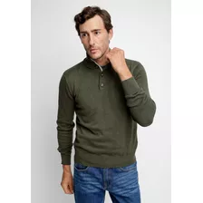 Sweater Hombre Kentucky Militar Verde Fw 2023 Ferouch