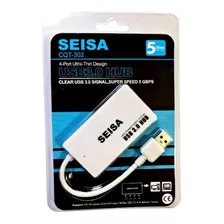 Hub Usb 3.0 / 2.0, 5gbps 4 Puertos Seisa Cqt-302 *itech Shop