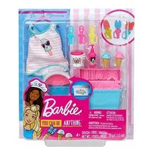 Pacote De Acessórios Para Assar Barbie Cooking Ice