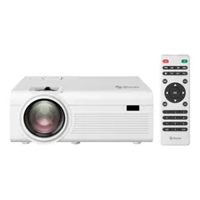 Proyector Multimedia De 2600 Lúmenes Portatil Steren Pro-250 Color Blanco