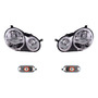 Paq Calaveras Y 4 Faros P/ Volkswagen Polo 2003/2007 Depo