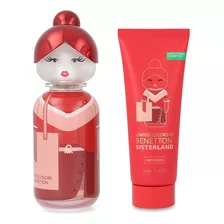 Set Benetton Sisterland Red Rose 2pzs - Dama