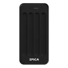 Power Bank Cargador Portatil 12000mah Spica Sw-100 Bateria Color Negro