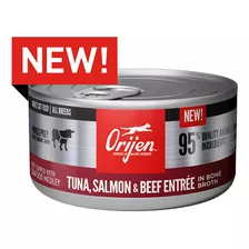 Orijen Tuna, Salmon + Beef Entrée In Bone Broth Wet Cat
