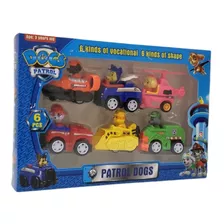 Kit 6 Carrinhos A Fricção Patrulha Canina Conjunto Carro