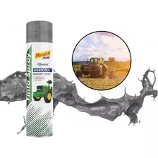 Tinta Spray Mundial Prime Máquinas Agrícolas Amarela 400ml Cor Cinza Kuhn