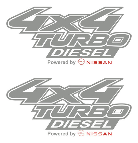 Sticker 4x4 Turbo Diesel Power By Compatible Con Frontier Foto 2