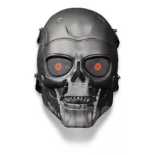 Careta Gotcha Mascara Terminator Lancer Tactical Calavera Xp Color Gris Oscuro
