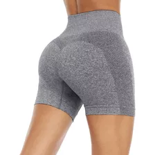 Short De Licra Deportivo Mujer Gym Correr Yoga Elástico Moda