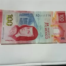 Billete De 100 Pesos De Sor Juana 