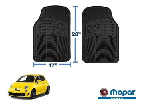 Set Tapetes 4piezas Fiat 500 Turbo 2017 Acc Mayoreo Original Foto 2