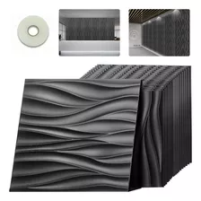 Panel Decorativo 3d Impermeable Pvc 50*50cm 14pcs 