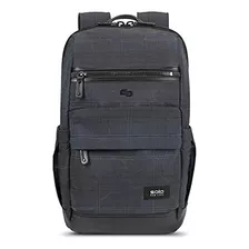 Solo Highland Boyd Laptop Backpack, Navy Black Plaid, Medium