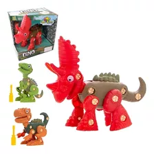 Dino Montar E Desmontar Dinossauro Brinquedo Infantil